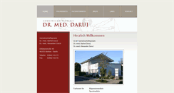 Desktop Screenshot of dr-darui.de